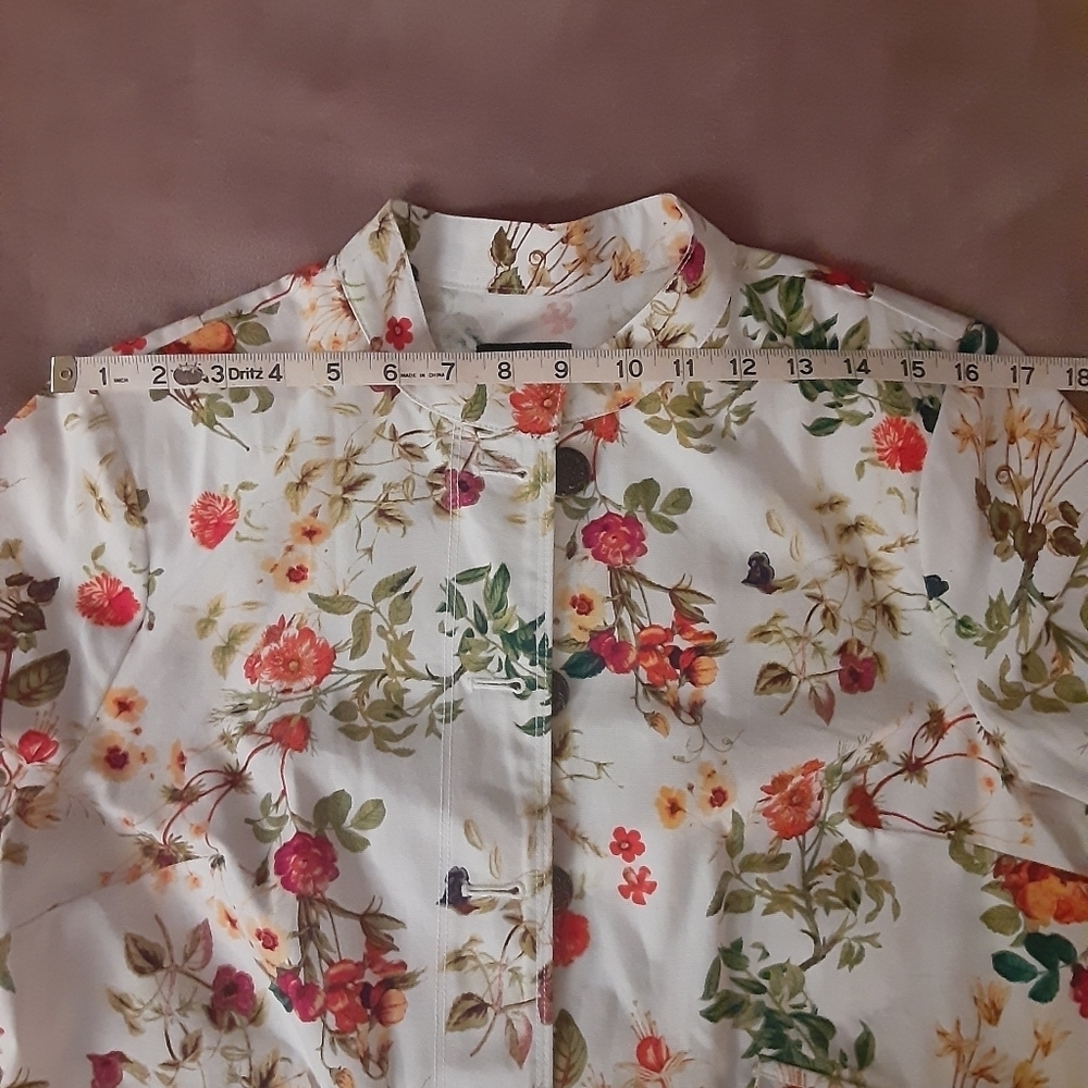 Floral Jean Jacket - Picture 2 of 15